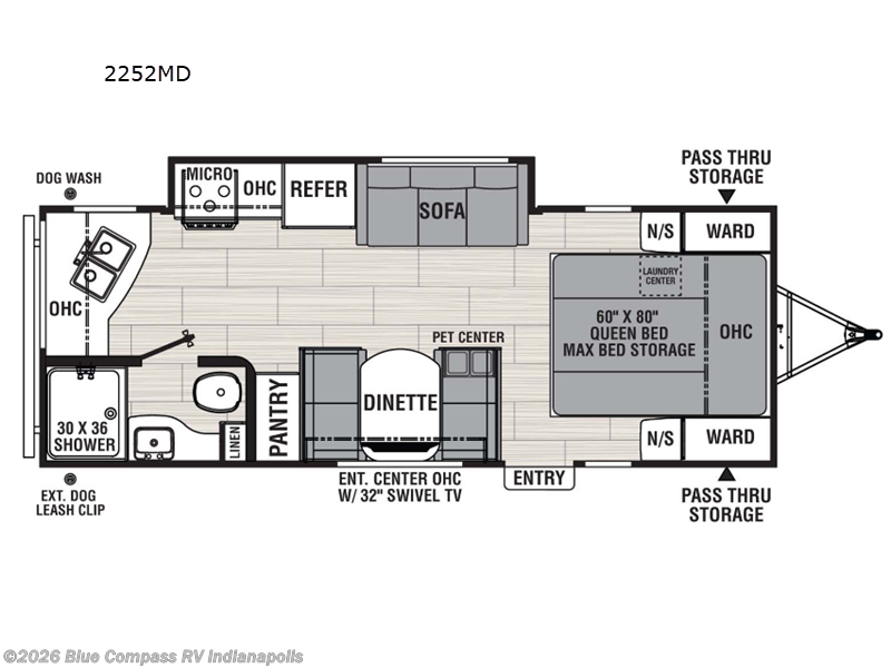 Used 2023 Coachmen Northern Spirit Ultra Lite 2252MD available in Indianapolis, Indiana