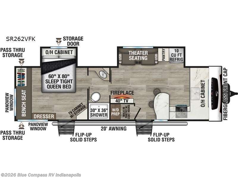 New 2026 Venture RV Stratus SR262VFK available in Indianapolis, Indiana