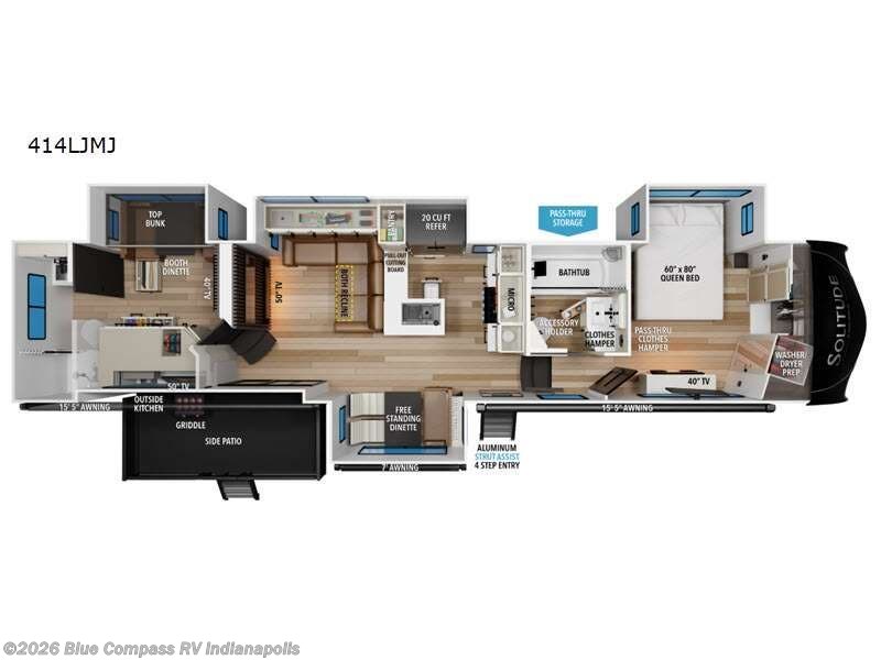 New 2026 Grand Design Solitude 414LJMJ available in Indianapolis, Indiana