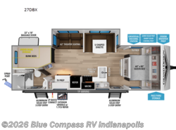 New 2026 Grand Design Transcend Xplor 27DBX available in Indianapolis, Indiana