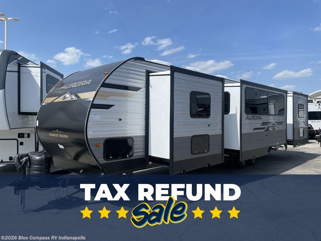 New 2026 Forest River Aurora 34BHTS (2 Queen Beds) available in Indianapolis, Indiana