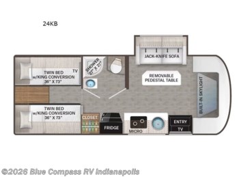 New 2027 Thor Motor Coach Compass AWD 24KB available in Indianapolis, Indiana