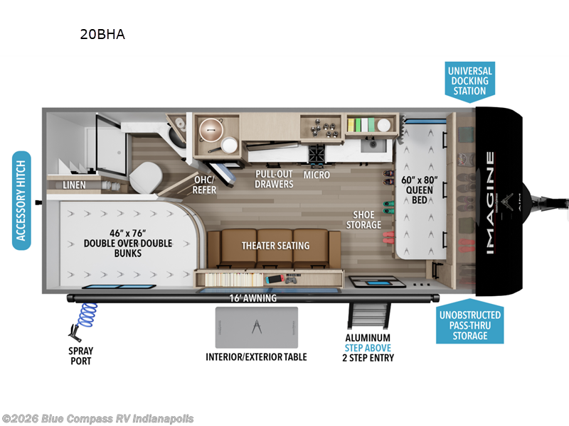New 2027 Grand Design Imagine AIM 20BHA available in Indianapolis, Indiana
