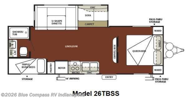 Used 2012 Forest River Wildwood 26TBSS available in Indianapolis, Indiana