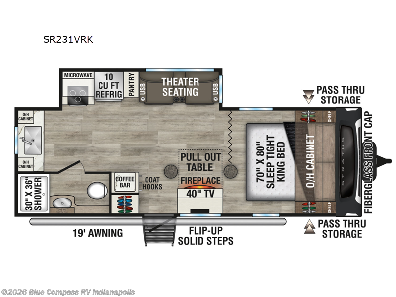 New 2027 Venture RV Stratus SR231VRK available in Indianapolis, Indiana