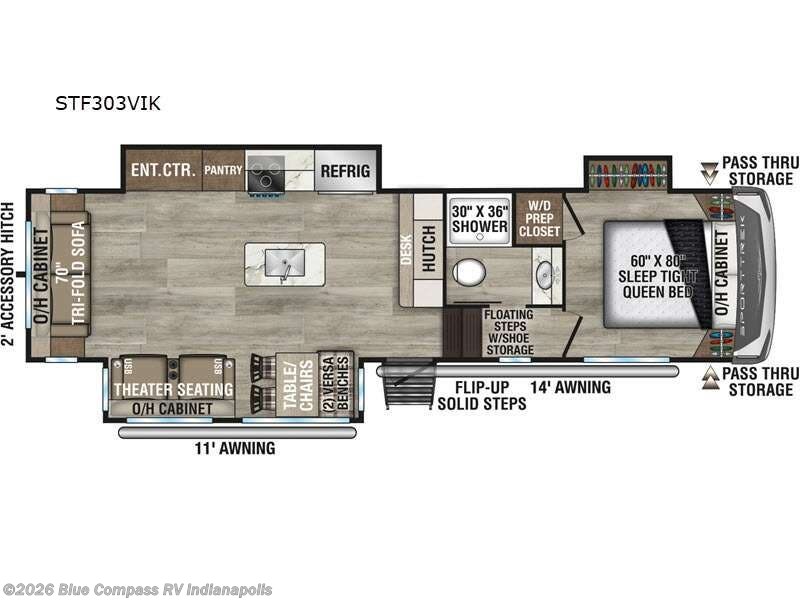 New 2027 Venture RV SportTrek STF303VIK available in Indianapolis, Indiana
