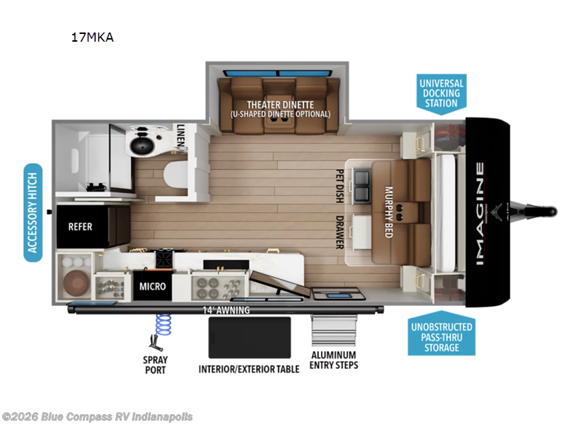 New 2027 Grand Design Imagine AIM 17MKA available in Indianapolis, Indiana