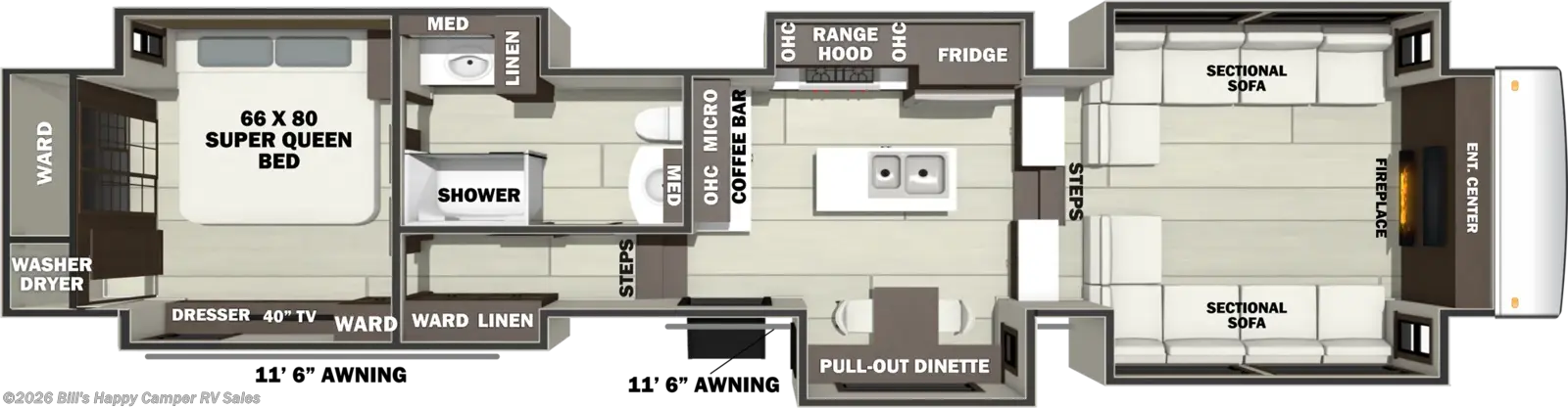 New 2027 Forest River RiverStone 45FLE available in Mill Hall, Pennsylvania