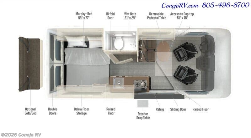 New 2027  Winnebago Solis 59P by Winnebago from Conejo RV in Thousand Oaks, CA