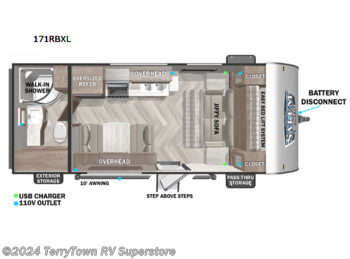 Used 2022 Forest River Salem Cruise Lite 171RBXL available in Grand Rapids, Michigan