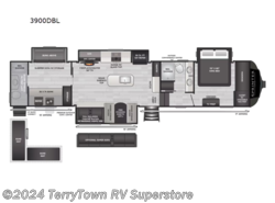 New 2025 Keystone Sprinter 3900DBL available in Grand Rapids, Michigan