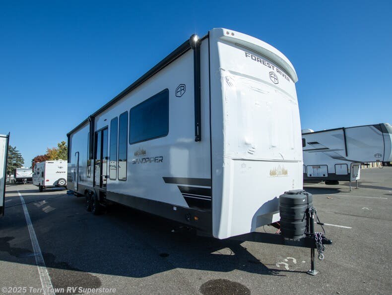 New 2026 Forest River Sandpiper Destination Trailers 422FKL available in Grand Rapids, Michigan