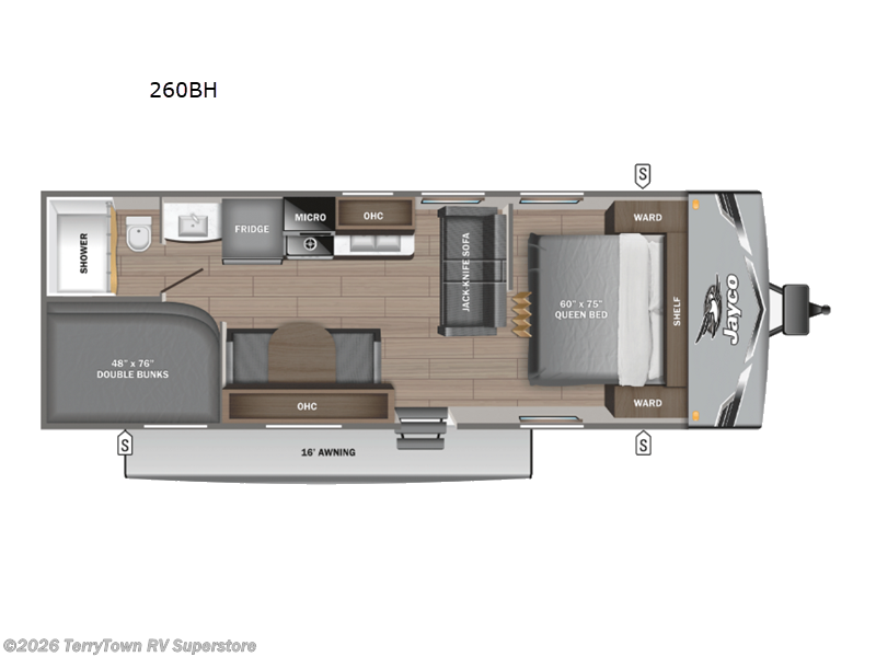 New 2026 Jayco Jay Flight SLX 260BH available in Grand Rapids, Michigan