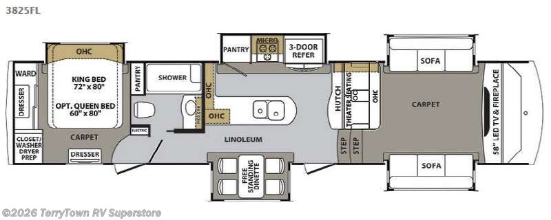 Used 2016 Forest River Cardinal 3825FL available in Grand Rapids, Michigan
