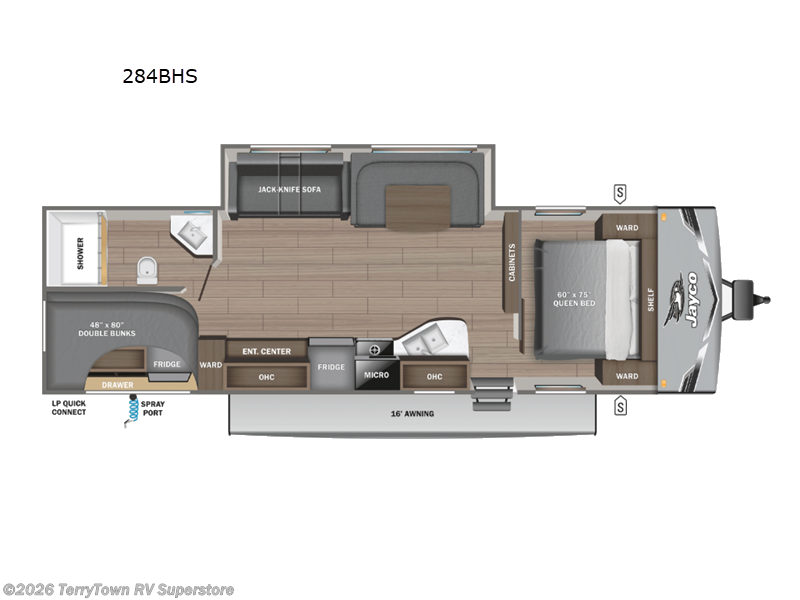 New 2026 Jayco Jay Flight SLX 284BHS available in Grand Rapids, Michigan