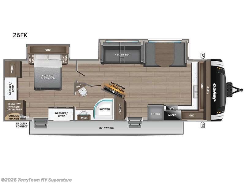 New 2026 Jayco Jay Feather 26FK available in Grand Rapids, Michigan