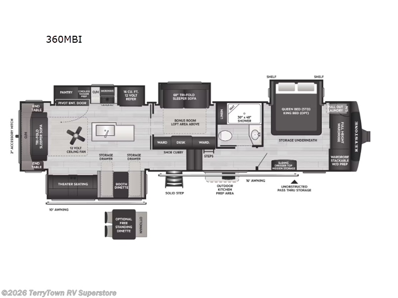 New 2026 Keystone Cougar 360MBI available in Grand Rapids, Michigan