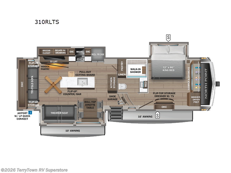 New 2026 Jayco North Point 310RLTS available in Grand Rapids, Michigan