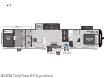 New 2022 Keystone Raptor 423 available in Grand Rapids, Michigan