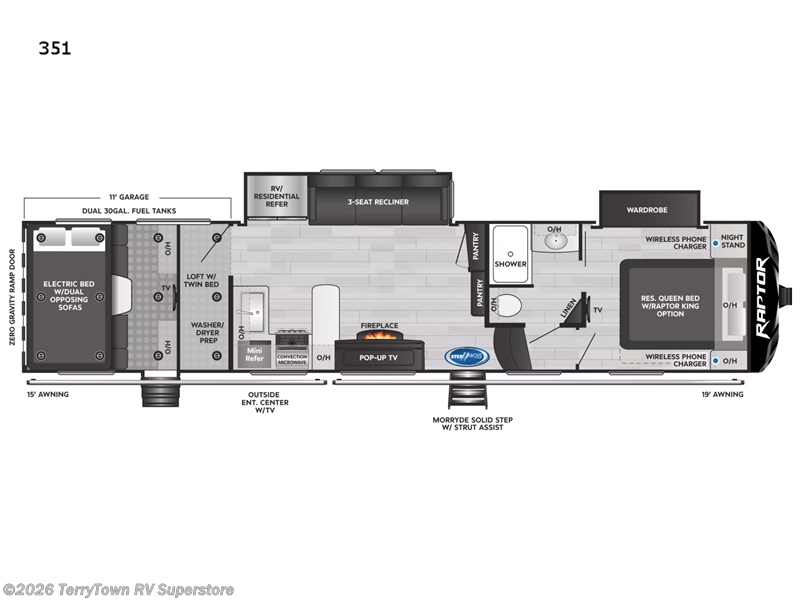 New 2022 Keystone Raptor 351 available in Grand Rapids, Michigan