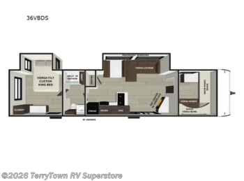 New 2026 Forest River Salem 36VBDS available in Grand Rapids, Michigan