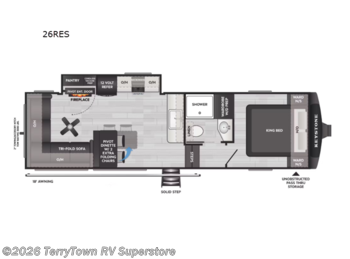 New 2026 Keystone Cougar Half-Ton 26RES available in Grand Rapids, Michigan