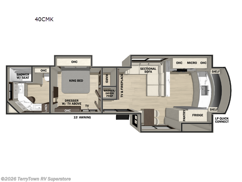 New 2026 Forest River Cedar Creek Cottage 40CMK available in Grand Rapids, Michigan