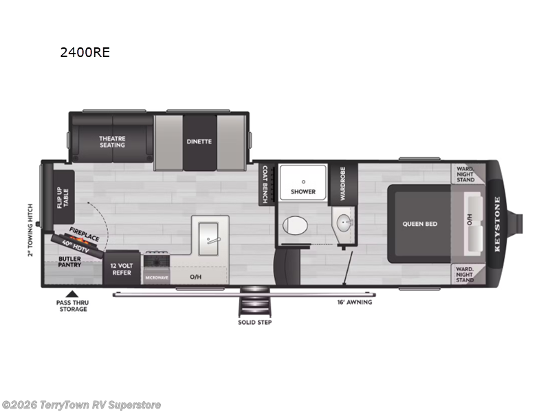 New 2026 Keystone Cougar Sport 2400RE available in Grand Rapids, Michigan