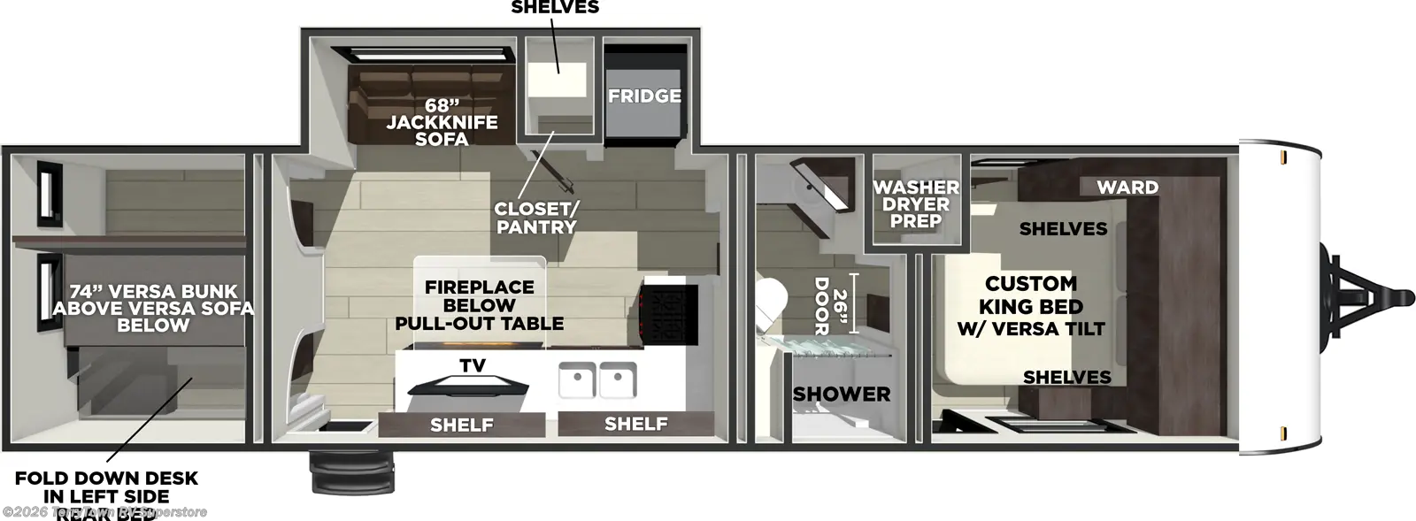 New 2026 Forest River Salem 300ICE available in Grand Rapids, Michigan