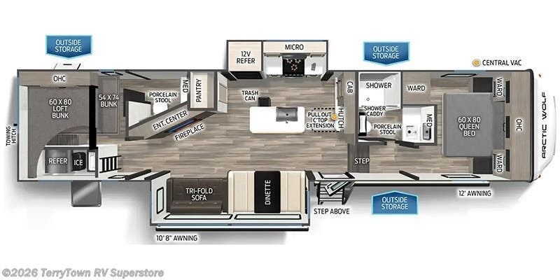 New 2025 Forest River Cherokee Arctic Wolf 331BH available in Grand Rapids, Michigan