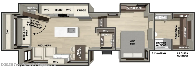 New 2027 Forest River Cedar Creek 383FB available in Grand Rapids, Michigan
