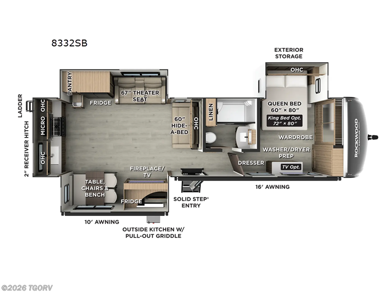 New 2026 Forest River Rockwood Signature 8332SB available in Greeley, Colorado