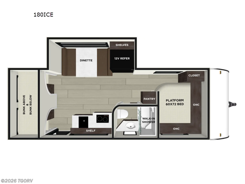 New 2026 Forest River Wildwood FSX 180ICE available in Greeley, Colorado
