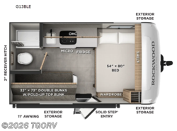 New 2027 Forest River Rockwood Geo Pro G13BLE available in Greeley, Colorado