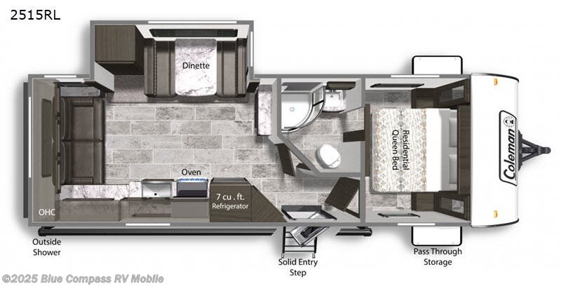 Used 2020 Coleman  Light 2515RL available in Theodore, Alabama