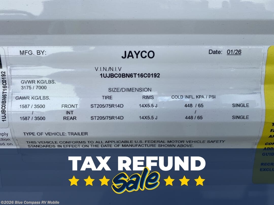 New 2026 Jayco Jay Flight SLX 245BHS available in Theodore, Alabama