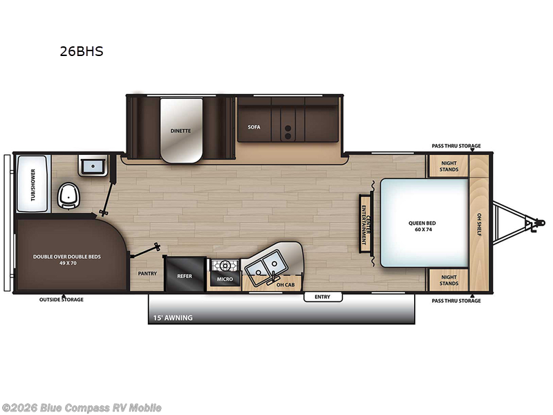 Used 2023 Forest River Aurora 26BHS available in Theodore, Alabama