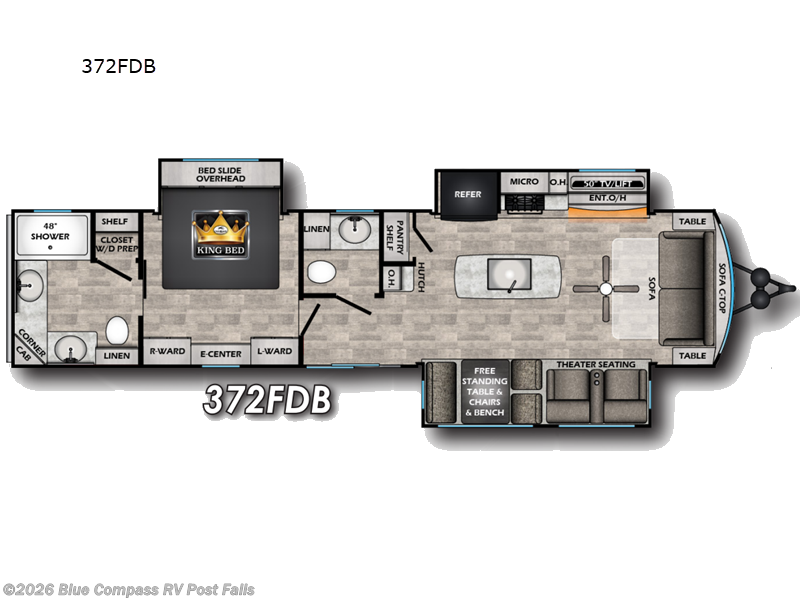 New 2026 CrossRoads Hampton 372FDB available in Post Falls, Idaho