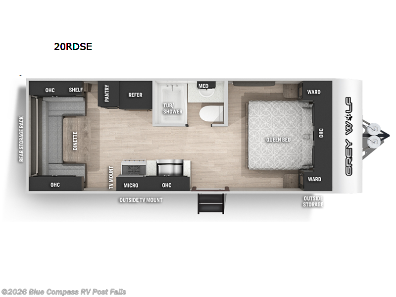 Used 2022 Forest River Cherokee Grey Wolf 20RDSE available in Post Falls, Idaho