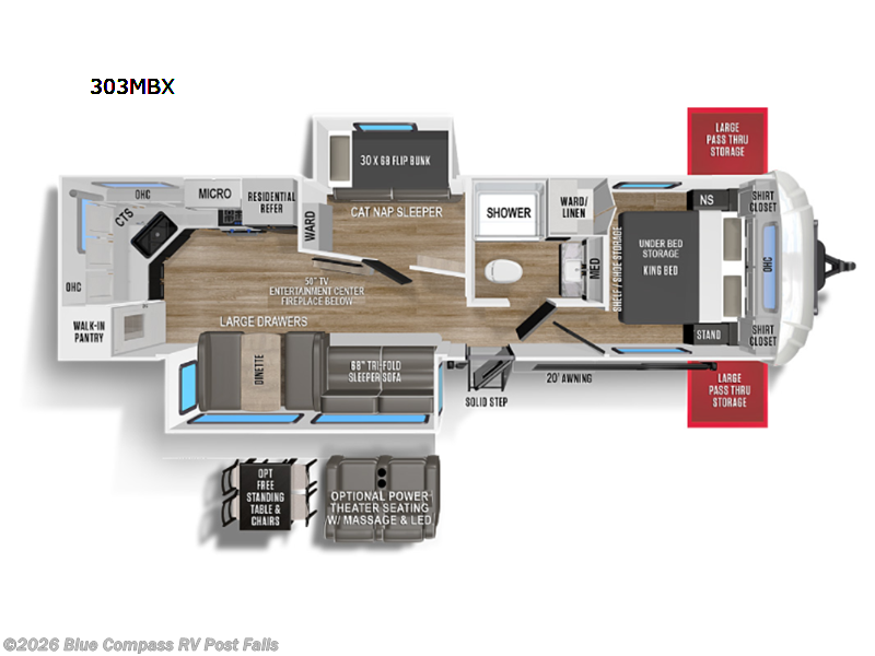 Used 2022 Forest River Wildcat 303MBX available in Post Falls, Idaho