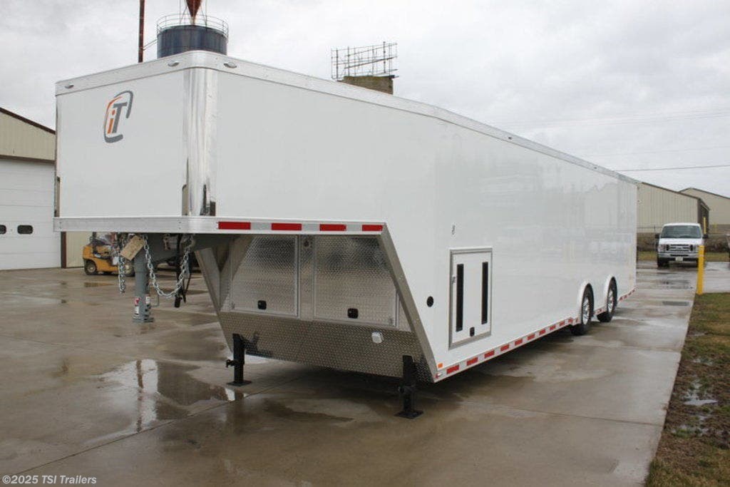 2021 inTech Gooseneck BGA8540TA5 8x40 Car Hauler Trailer 4773