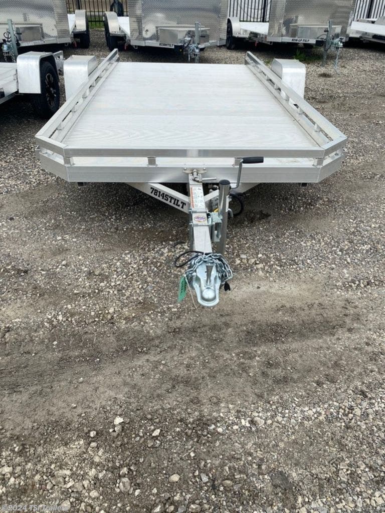 6x14 Tilt Deck Trailer for sale | New Aluma 7814S Tilt Single Heavy ...