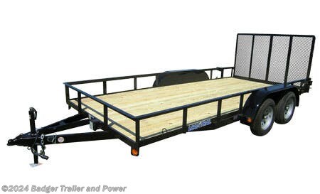 2024 Load Trail UD 77" x 12' Tandem Axle Utility Trailer available in De Pere, WI