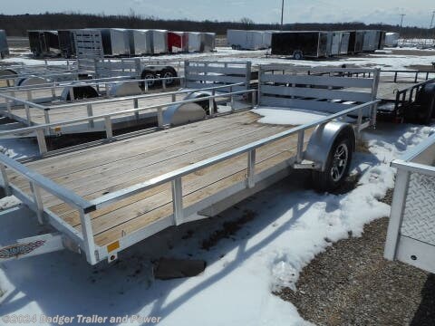 2023 H&H H8214RSA-030 82 X 14 ALUMINUM UTILITY TRAILER available in De Pere, WI