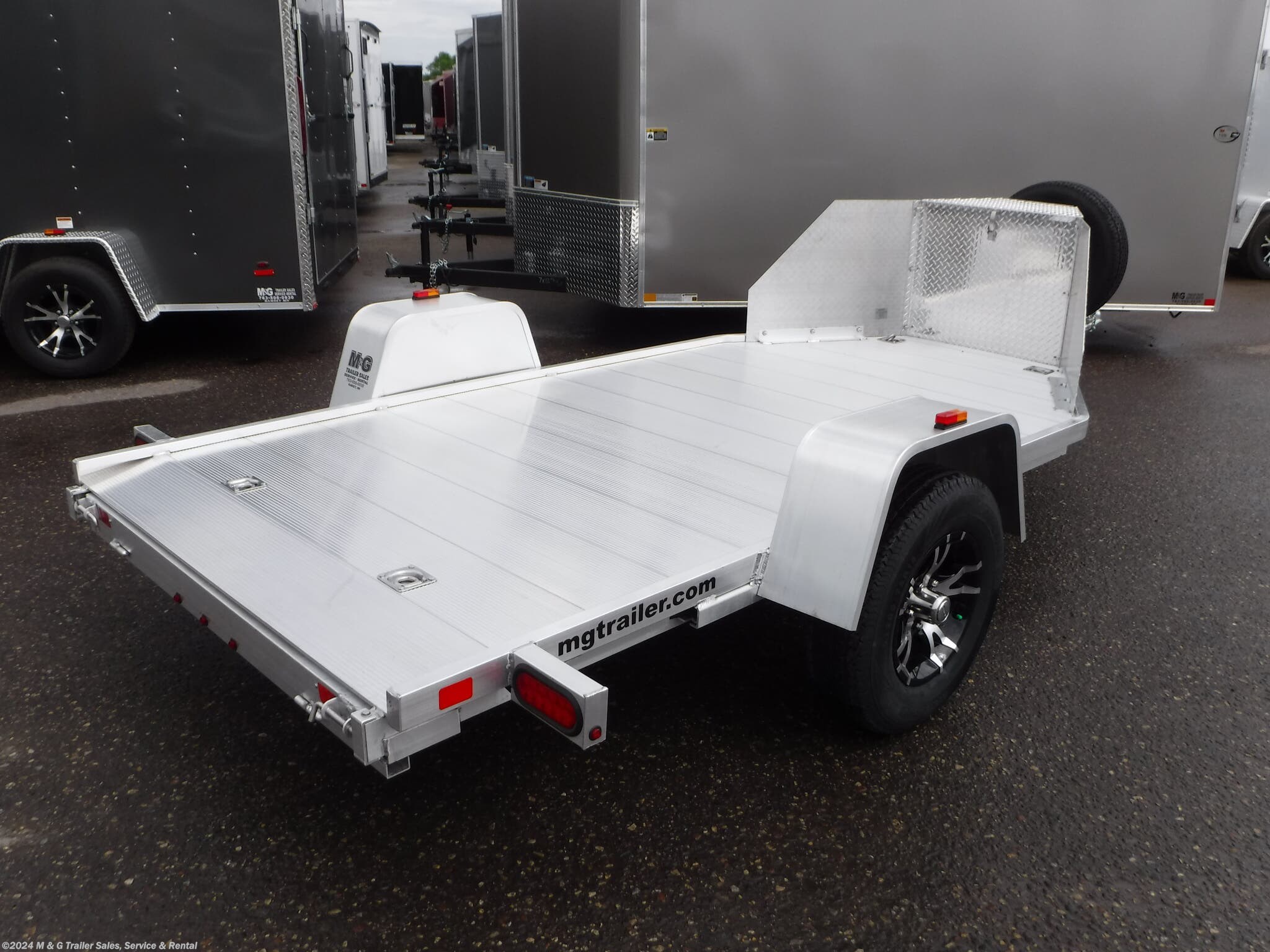 Motorcycle Trailer - 2020 Aluma TK1 Aluminum Trike Trailer | TrailersUSA