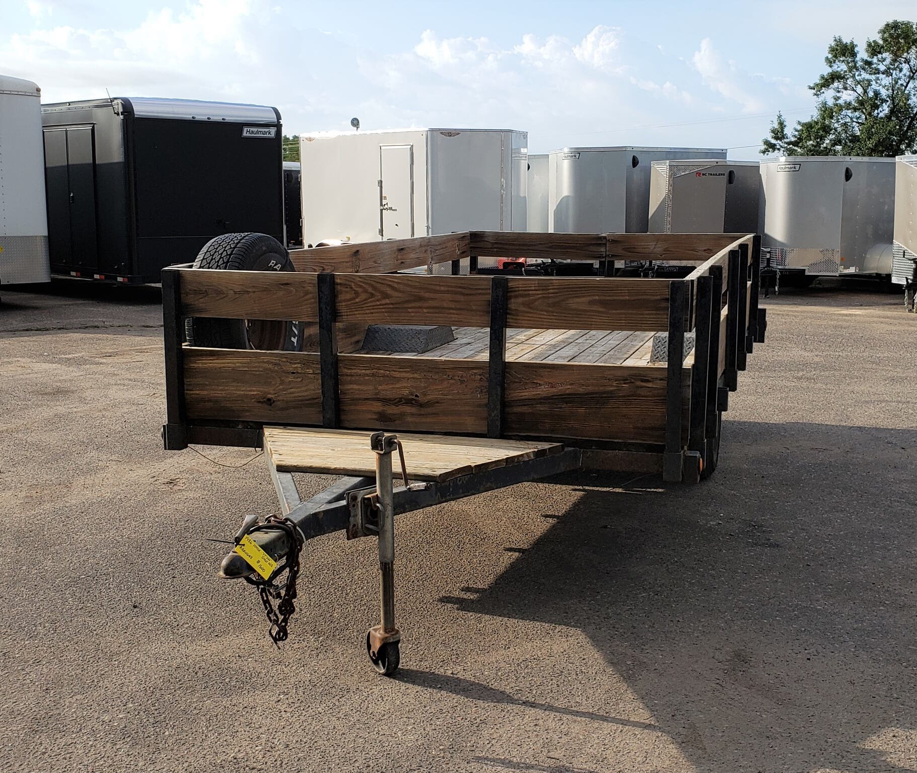 Utility Trailer 1986 Home Made USED! 77"x14' Steel Utility with Wood