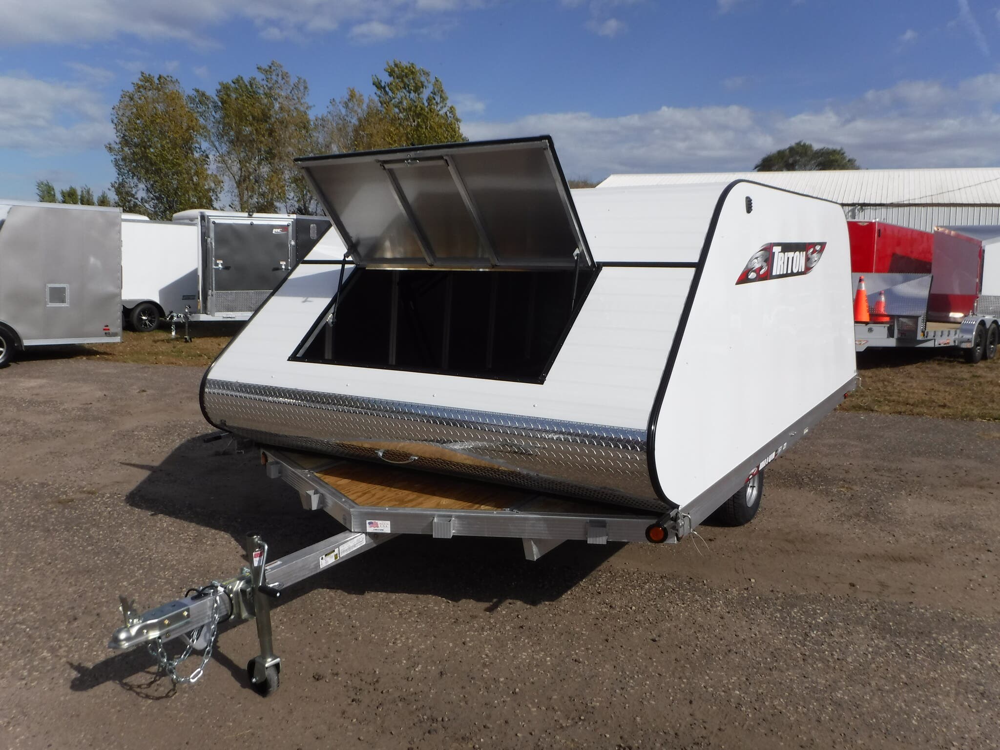 thumbnail image 2 of Triton 04102 Snowmobile Trailer Cover Grab Handle - Replacement Handle For Triton Coverall 2 of 14