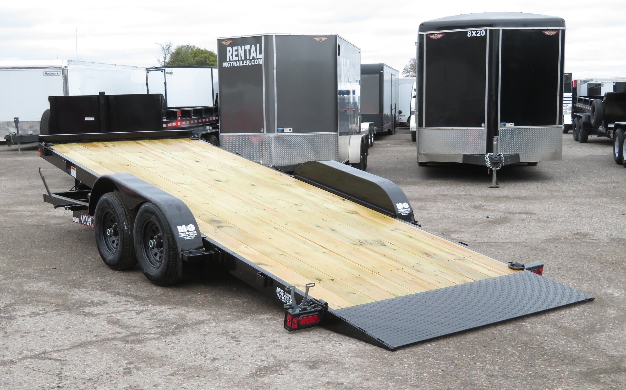 Tilt Deck (Heavy Duty) 2020 Midsota TB8218 Tilt Bed 10k Trailer