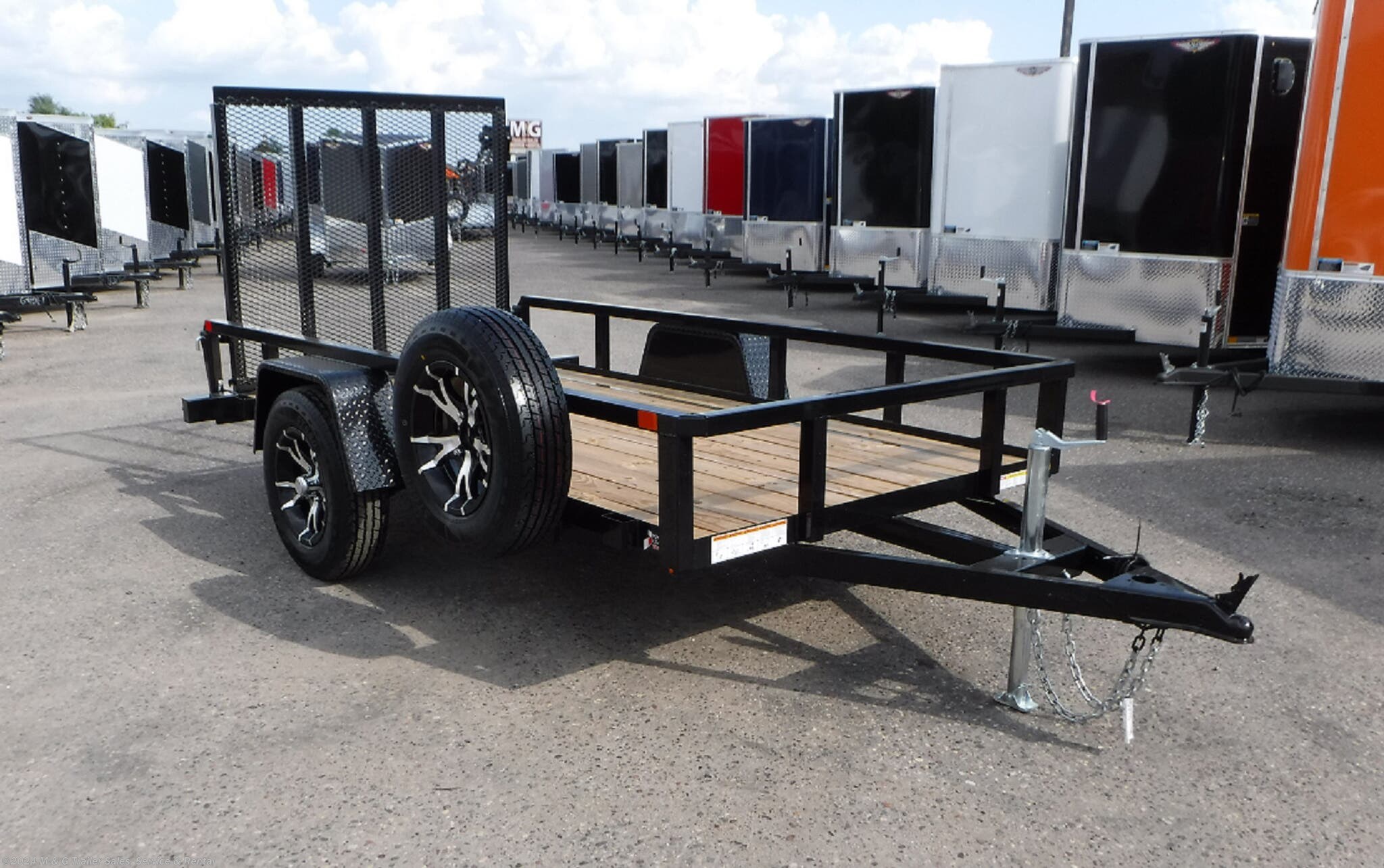 Utility Trailer - 2019 Sure-Trac 5x10 Tube Top Utility - Black