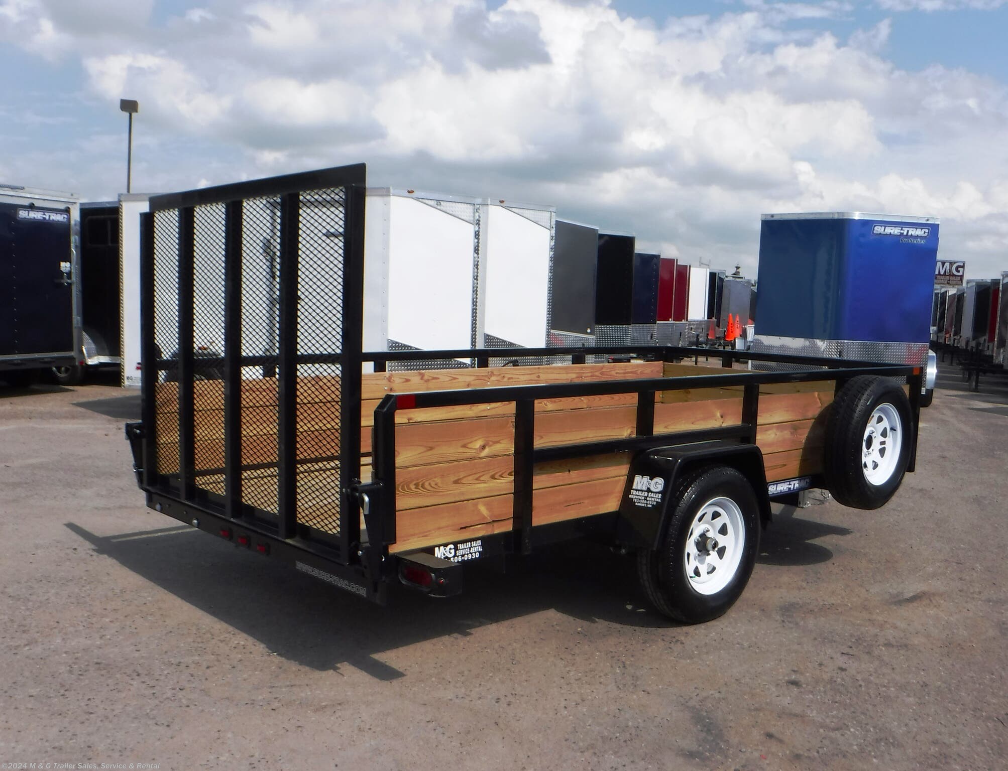 Utility Trailer - 2020 Sure-Trac 6x12 Tube Top Three Board | TrailersUSA